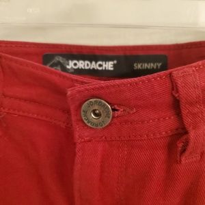 Jordache Red Skinny Jeans